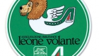 sticker of the 'Flying Lion': as symbol of the agreement between Generali and Alitalia wich generated a policy customized for air travelers (G. Forattini, 1985)