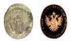 Assicurazioni Generali Austro-Italiche plaques: the earliest plaques show the Hapsburg two-headed eafle (1833/1848)
